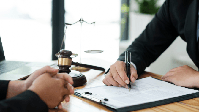 Meeting with a judge for infraction