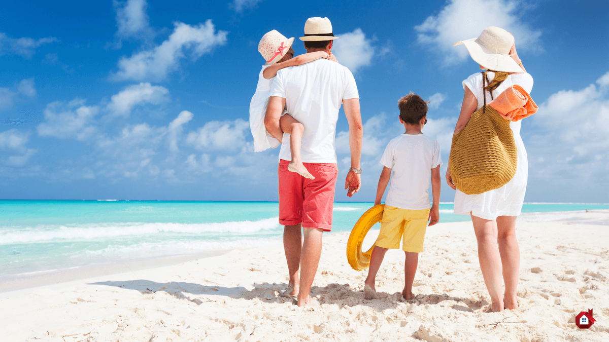 familly in vacation 