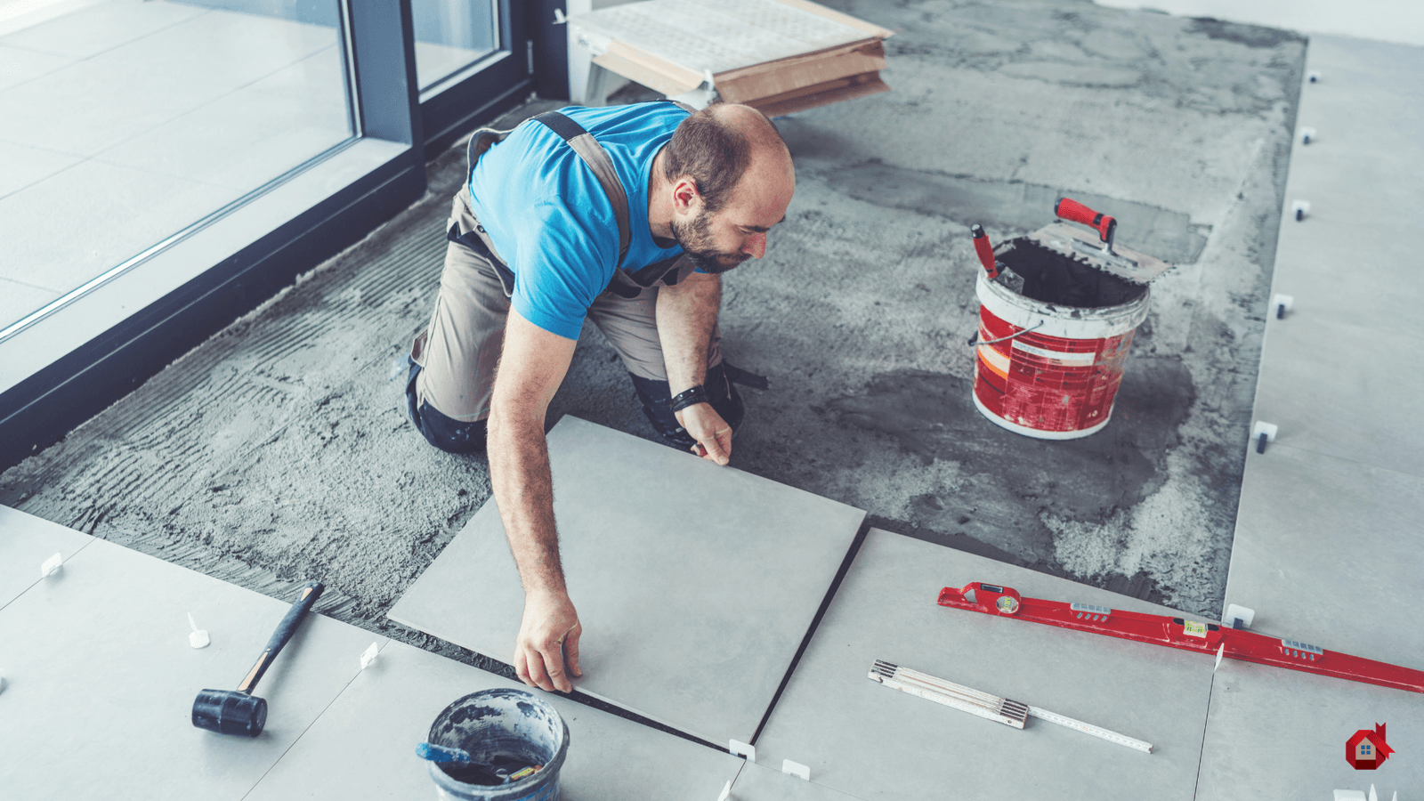 Tile-laying contractor 