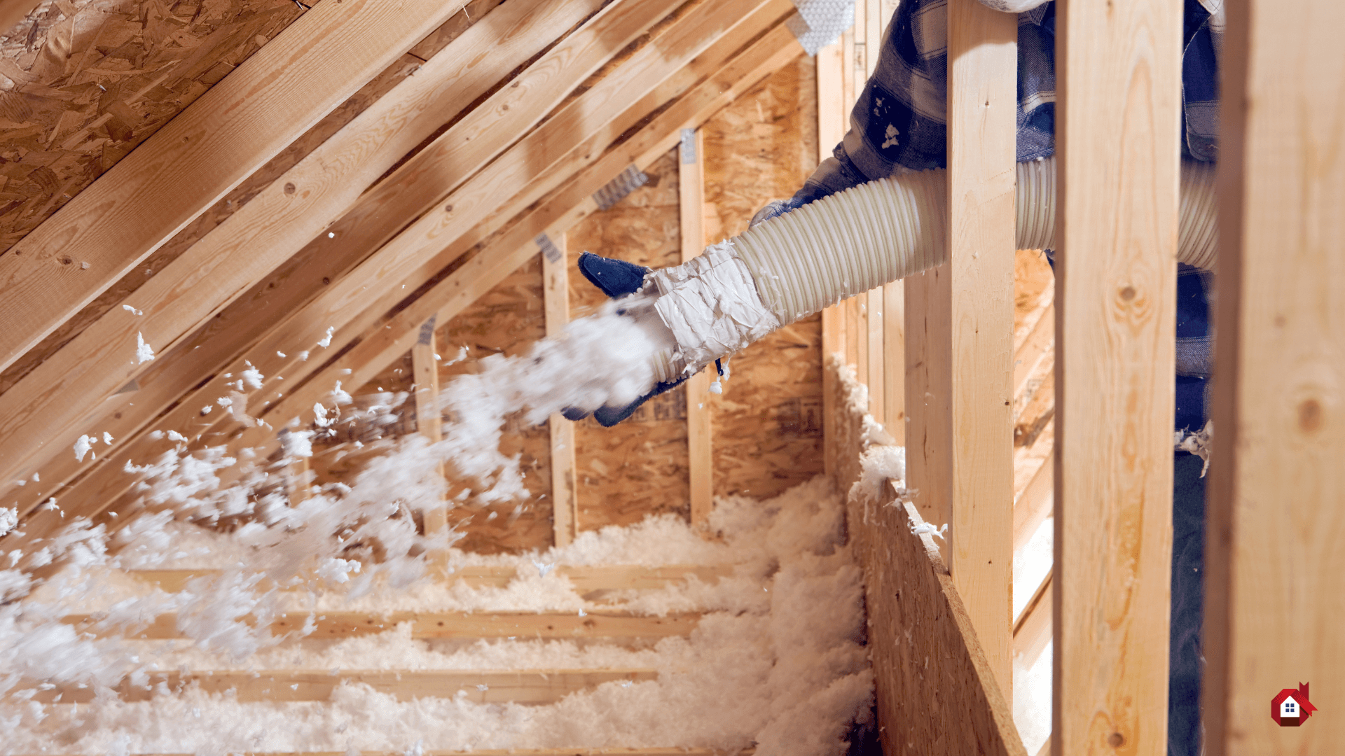 Spray foam attic insulation 