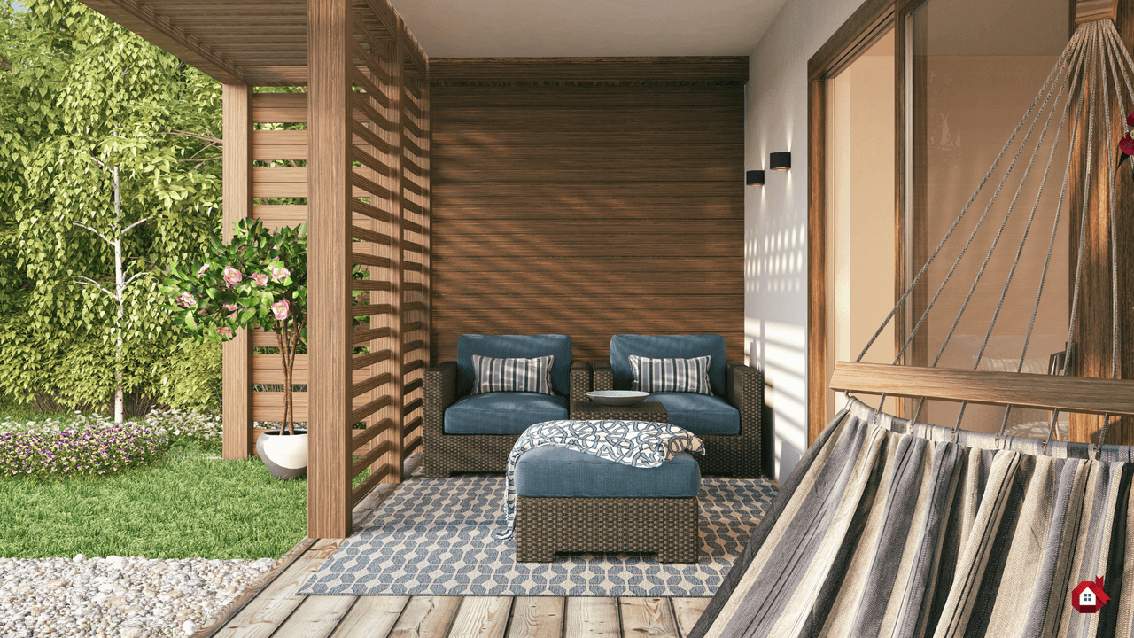 Wooden terrace