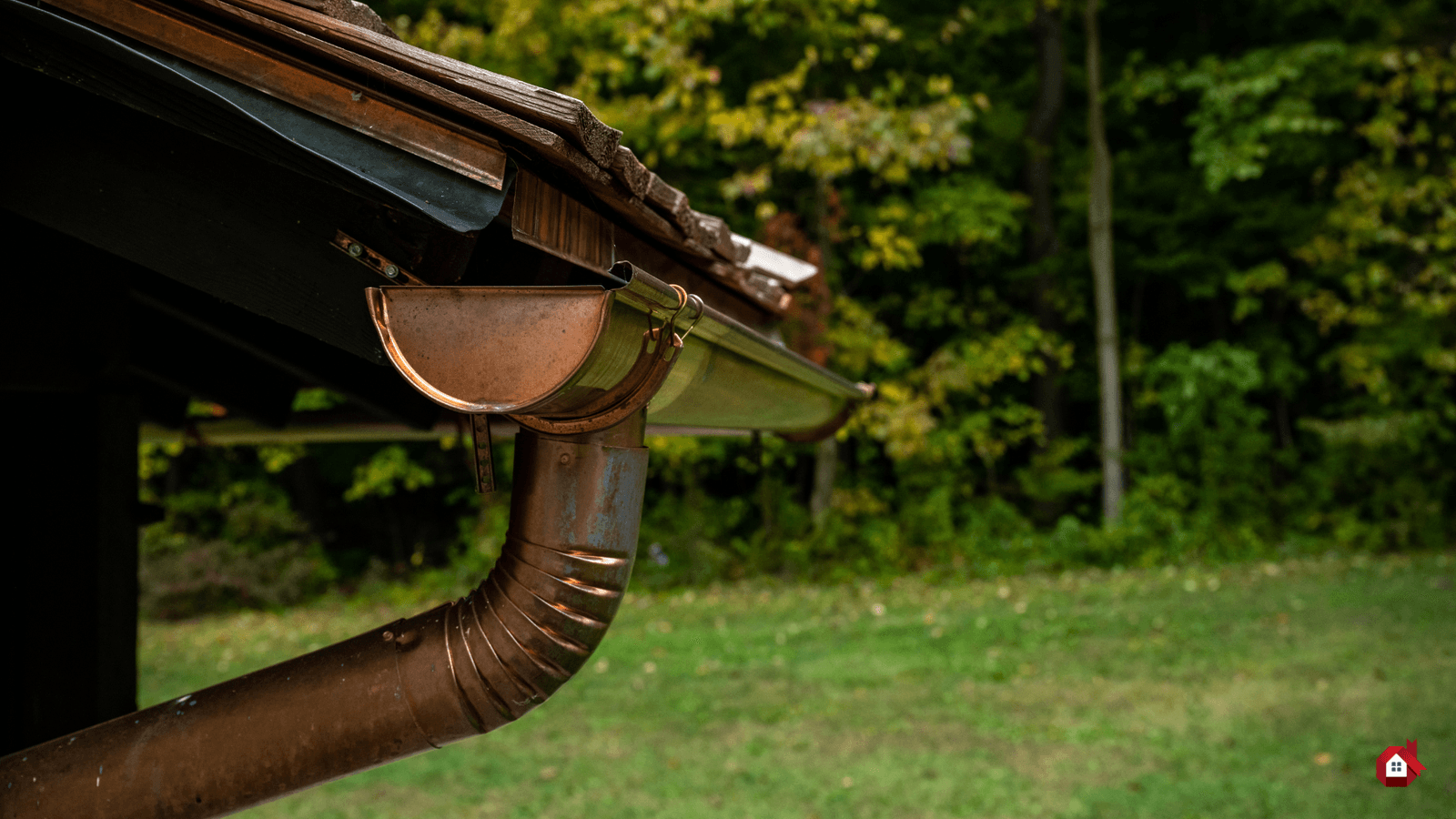 copper gutter 