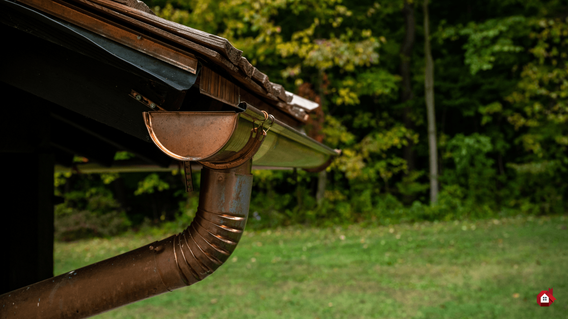 copper gutter 