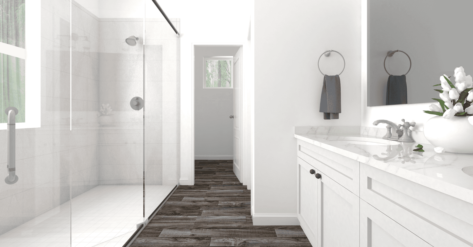 bathroom floor