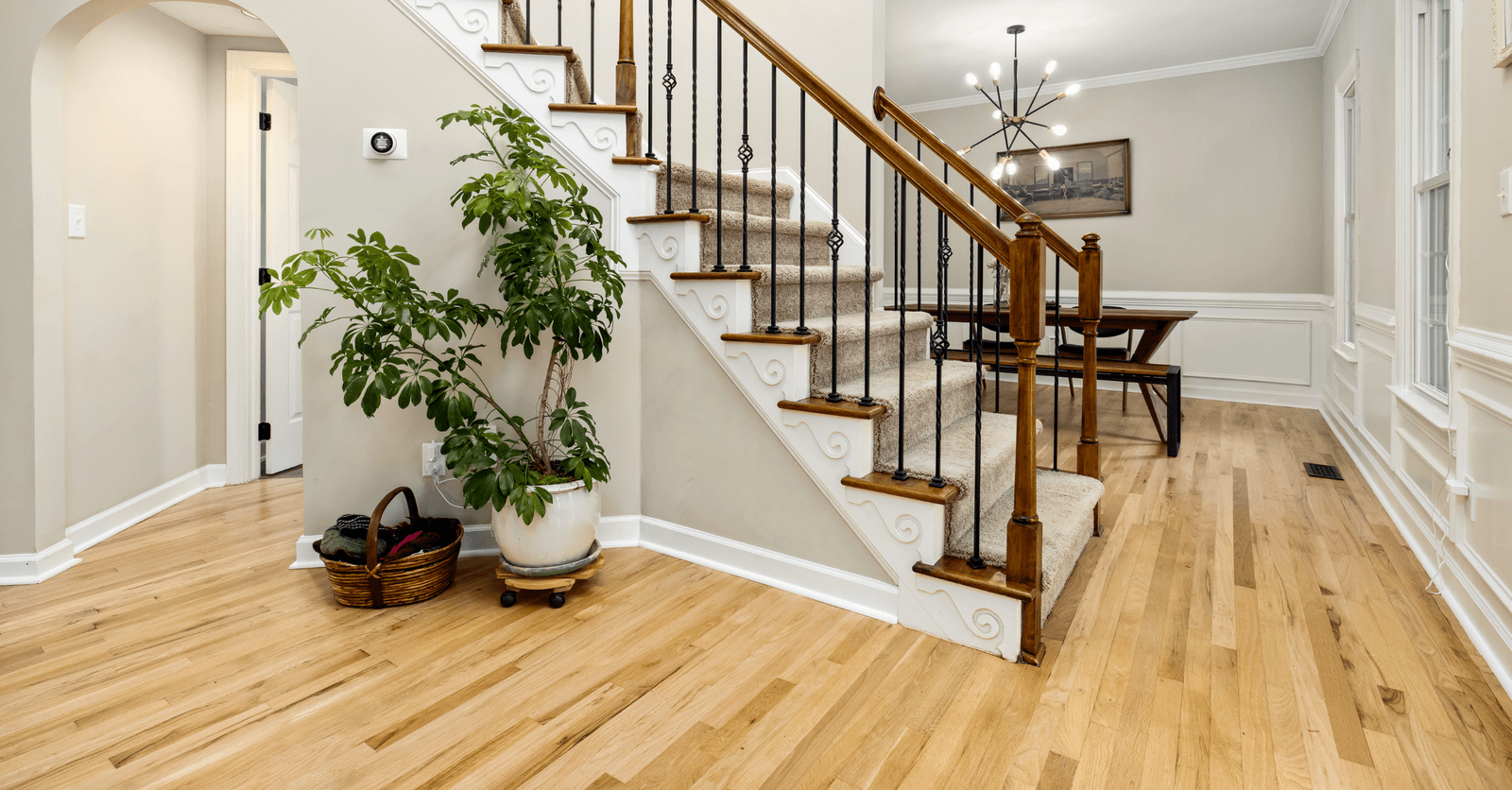 traditional hardwood floor