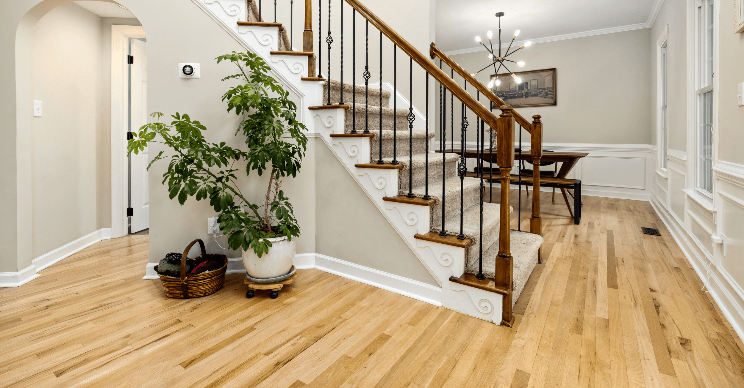 traditional hardwood floor