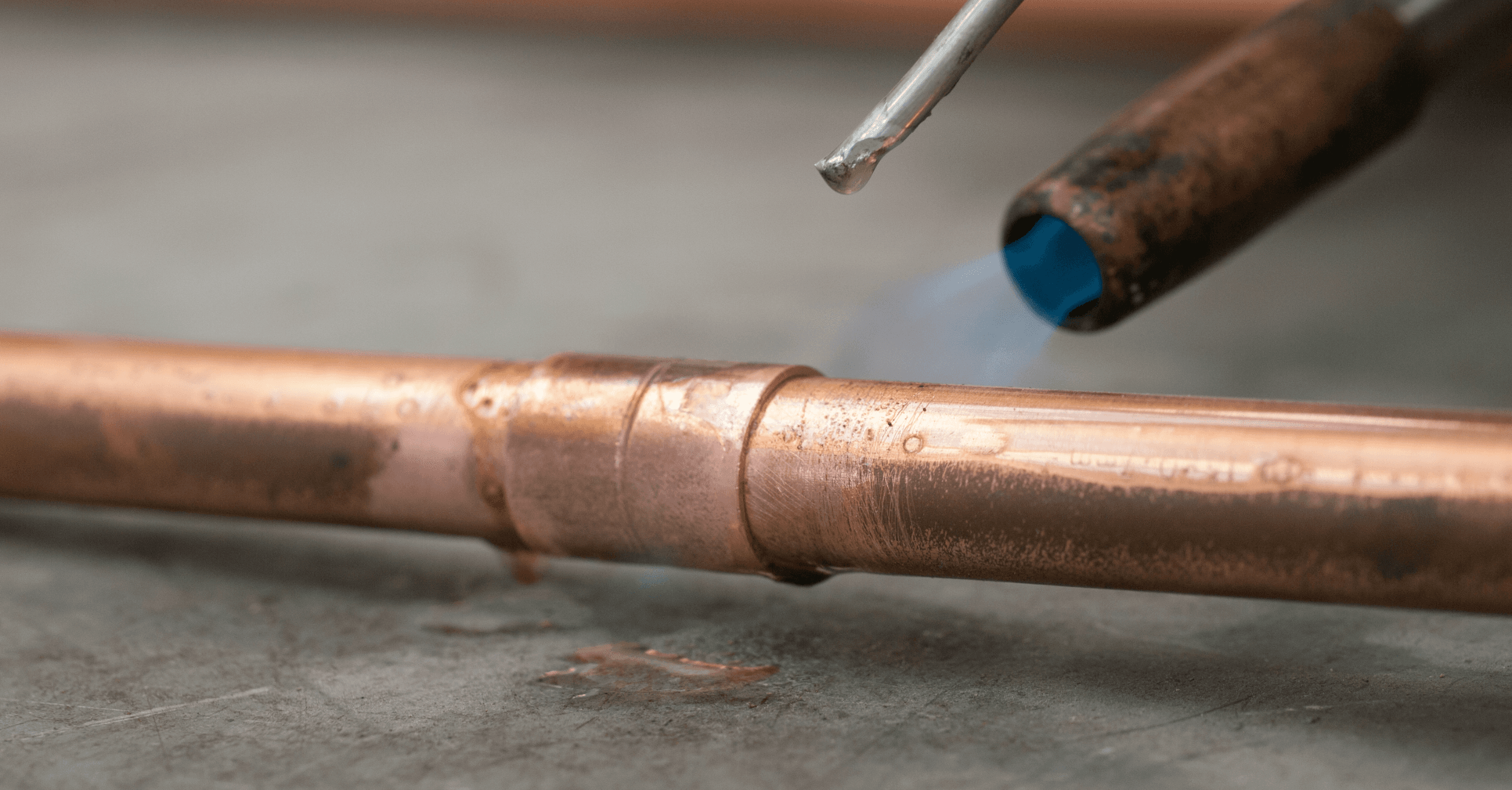 copper pipes